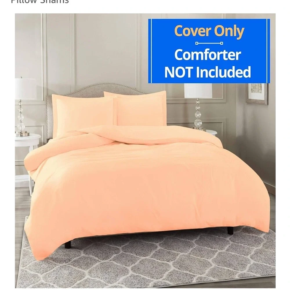 Nestl Peach Duvet Cover Set